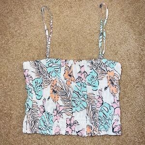 Ocean Drive Floral Print Top
